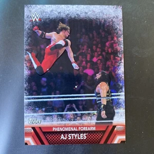 AJ Styles 2017 WWE Topps Then now Forever Finishers. F24. - Picture 1 of 2