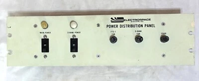 ELECTROSPACE SYSTEMS POWER DISTRIBUTION PANEL FOR 19 INCH RACK - Image 1 of 4