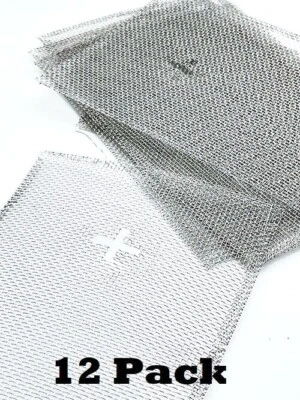Aluminum Wire Screen Pan Covers #3 Coilspring Size - 12 Pack Trapping Supplies - Image 1 of 4