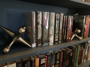 Oversized Metal Jacks Vintage Chrome MCM VTG - Picture 1 of 7