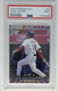 1998 DONRUSS COLLECTIONS TONY GWYNN DONRUSS #22 PSA 9 (POP 1)