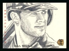 2014 SBAY KRIS BRYANT RC SKETCH CARD BY BRENT NAUGHTON CHICAGO CUBS MVP ROY 1/1!