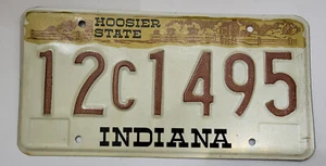 Vintage Indiana Hoosier State License Plate - Picture 1 of 2