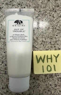 Origins Out of Trouble 10 Minute Mask To Rescue Problem Skin 2.5oz/75mL FULL $36 - Image 1 of 4