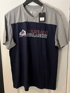 Colorado Avalanche T Shirt Medium BNWT by Levelwear - Picture 1 of 2