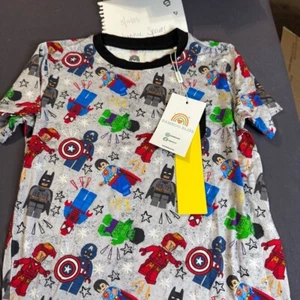 Bamboo Bliss Superhero Themed Graphic T-Shirt 5/6 - Picture 1 of 2