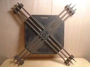 VINTAGE AMERICAN FLYER O GAUGE 90 DEGREE 15.5" CROSSING TRCK EXCELLENT CONDITION - Picture 1 of 2
