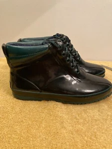 Vintage Eddie Bauer Women's Insulated Rubber Above Ankle Rain Boots Size 9M - Picture 1 of 8