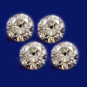 Set 0,20 kt edler Rundschliff 100 % natürlicher weißer Diamant mit kostenlosem Zertifikat - Bild 1 von 1