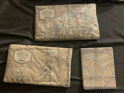 WAMSUTTA Supercale TWIN резинке плоский лист комплект наволочка Indore новый порванный пластик - Изображение 1 из 4