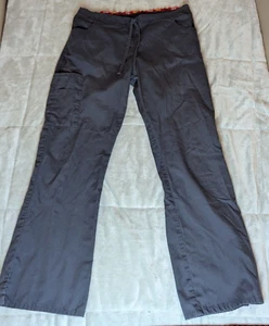 Dickies Mid Rise Drawstring Cargo Pant 86206 Scrubs Size Small Gray - Picture 1 of 7