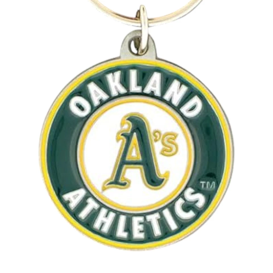 Wholesale Lot of 25x Siskiyou Oakland Athletics "A's" Team Logo Keychain - Image 1 of 1