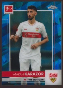2020-21 Topps Chrome Bundesliga Sapphire Atakan Karazor Stuttgart