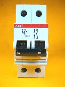 Interruptor de circuito de 2 polos ABB - S272-K8A - Imagen 1 de 5
