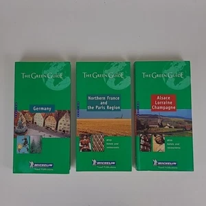 Michelin Green Guides Lot Of 3 Germany, Northern France And Champagne 2001 - Picture 1 of 5