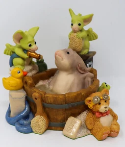 Whimsical World of Pocket Dragons Real Musgrave ~ Bathing the Gargoyle - Picture 1 of 12