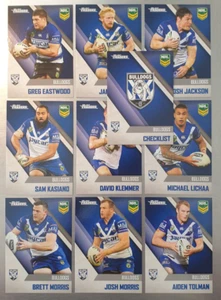 NRL 2017 Traders Canterbury Bankstown Bulldogs Team Set (10 Cards) - Picture 1 of 4