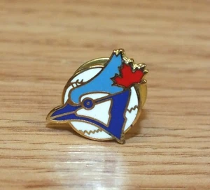 Small Canada Blue Jays Bird Head on Baseball Collectible Sports Souvenir Pin - Picture 1 of 3