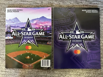 2021 MLB ALL STAR GAME - Official Game Day Program - CO Coors Field ASG - NEW - Image 1 of 2