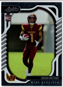 2022 Panini Absolute Football Jahan Dotson No. 110 Washington Commanders - Bild 1 von 2