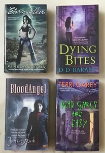 4 supernatural romance, horror paperback books - like new, - Picture 1 of 3