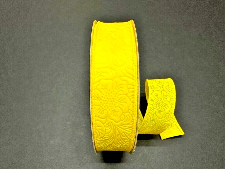 Embossed Breeze 1.5" 10 Yard Wired Ribbon - Image 1 of 1