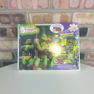 Nickelodeon Teenage Mutant Ninja Turtles 5 Pack of Wood Puzzles New Sealed! 2013 - Picture 1 of 8