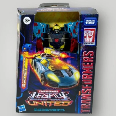 Transformers Hasbro Legacy United Deluxe Class Cyberton Universe Hot Shot! - Image 1 of 4
