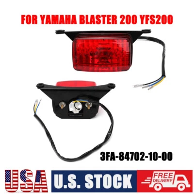 Tail Light Assembly W/ Bracket Hardware For Yamaha Banshee Warrior 350 Blaster - Image 1 of 4