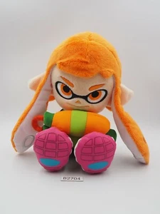 Splatoon Orange B2704 Legit Inkling Sanei 2015 Plush 9" Toy Doll Japan Squid - Picture 1 of 7