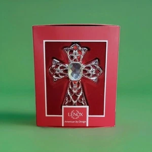 WEIHNACHTSSCHMUCK KREUZ MIT STEINEN BRANDNEU IM KARTON - Bild 1 von 4