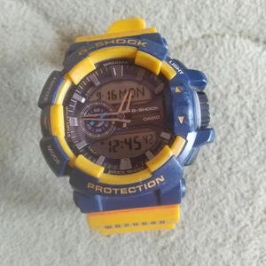 CASIO G-SHOCK GA-400-9BJF Blue Yellow Men's Analog Digital Watch Japan Rare - Picture 1 of 6