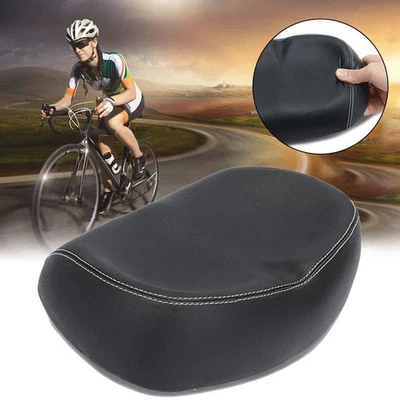 Almohadilla de asiento de bicicleta grande suave bicicleta sin nariz silla de montar bicicleta de montaña Foto 1 de 4