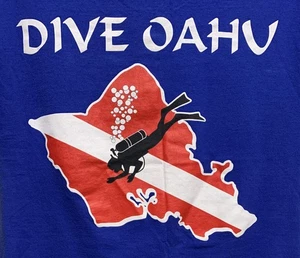 T-Shirt MED "Dive Oahu" Hawaii T-Shirt - Bild 1 von 4