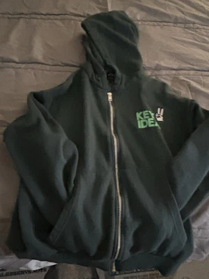 Sudadera con Capucha Green Key Idea Zara Niños 13/14 Cremallera Completa Foto 1 de 3