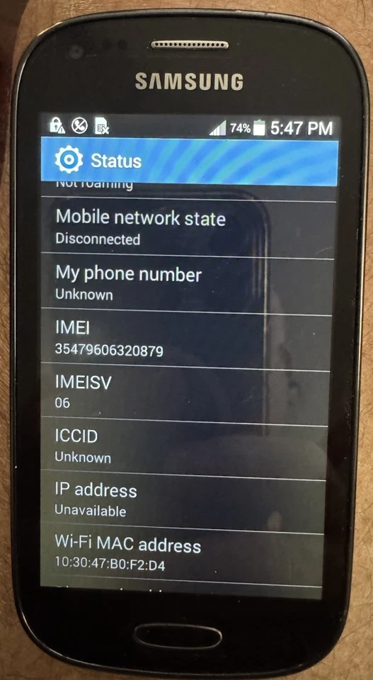 Samsung Galaxy Light SGH-T399 8gb (Metro) Black Fast Ship Very Good Used 4G - Image 1 of 3