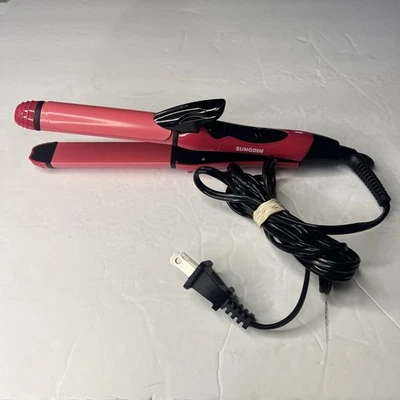 Curling Iron 2 in 1 Hair Curler Sungdin Ceramic Curling Iron Styling Tools - Image 1 of 4