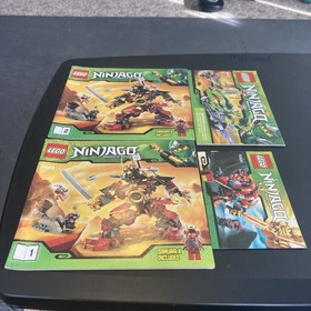LEGO Ninjago Manuals Only Lot: 9448 9447 70500 Master Of Spinjitzu Lot 5