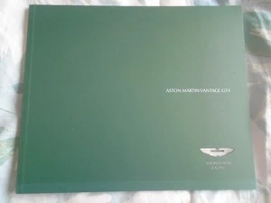 Aston Martin Vantage GT4 brochure c2008 UK market - Picture 1 of 2