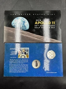 2019 Apollo 11 50th Anniversary Half Dollar Set - U.S. Mint Commemorative Coins - Bild 1 von 8