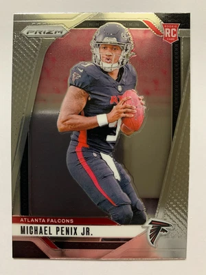 MICHAEL PENIX JR ROOKIE BASE 2024 PANINI PRIZM FOOTBALL FALCONS RC (B) - Image 1 of 2