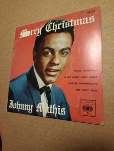 Johnny Mathis- Merry Christmas.   7".    VG+/VG  - Picture 1 of 4