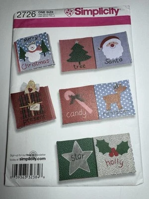 Simplicity - Soft Book - Pattern #2726 Baby Book Holiday UNCUT One Size - Image 1 of 4