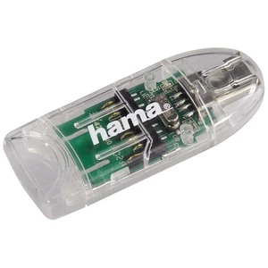 Hama USB-2.0-Kartenleser 8in1, SD/microSD, transparent - Bild 1 von 1