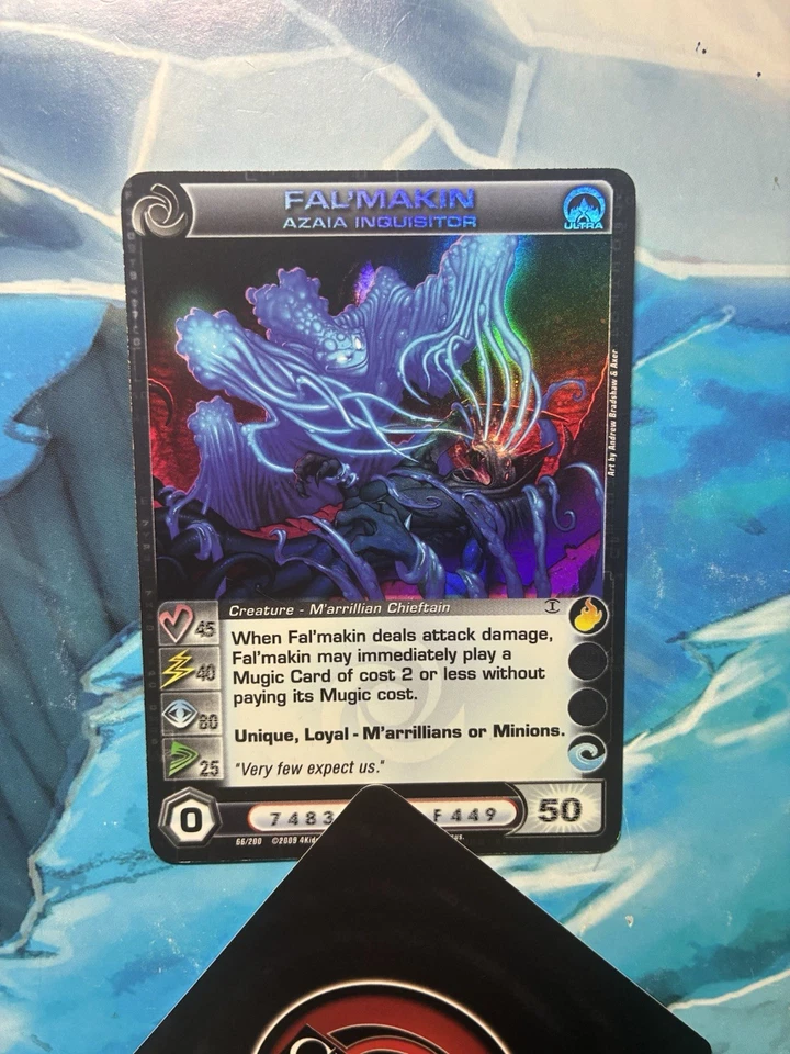 Chaotic Fal'makin Azaia Inquisitor Ultra Rare Card. Alliances Unraveled. NM - Image 1 of 4