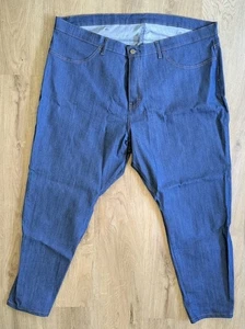 BLUE DELTA Women's 44x 26 Custom Made Raw Denim Jeans Straight Leg USA - Picture 1 of 10