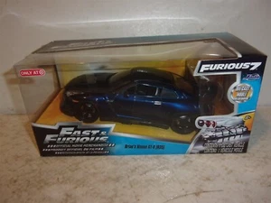 Jada Fast & Furious 7 Brian's Nissan Skyline GT-R (R35) 1:24 BLUE 97036  - Picture 1 of 3