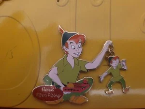 RARE LE 300 Disney Pin 12 Days of Christmas Peter Pan 11 Pipers Piping Dangle - Picture 1 of 2