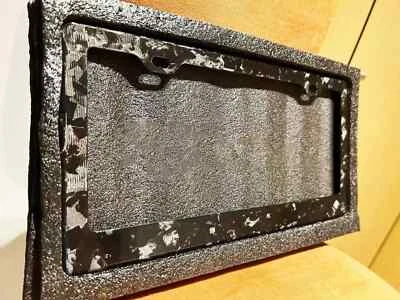 FORGED  CARBON FIBER  AUTO CAR License Plate Frame FIT FOR USA/CANADA CAR - Image 1 of 4