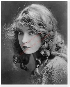 Legendärer Filmstar Schauspielerin Lillian Gish Promi Silberhalid Foto - Bild 1 von 1